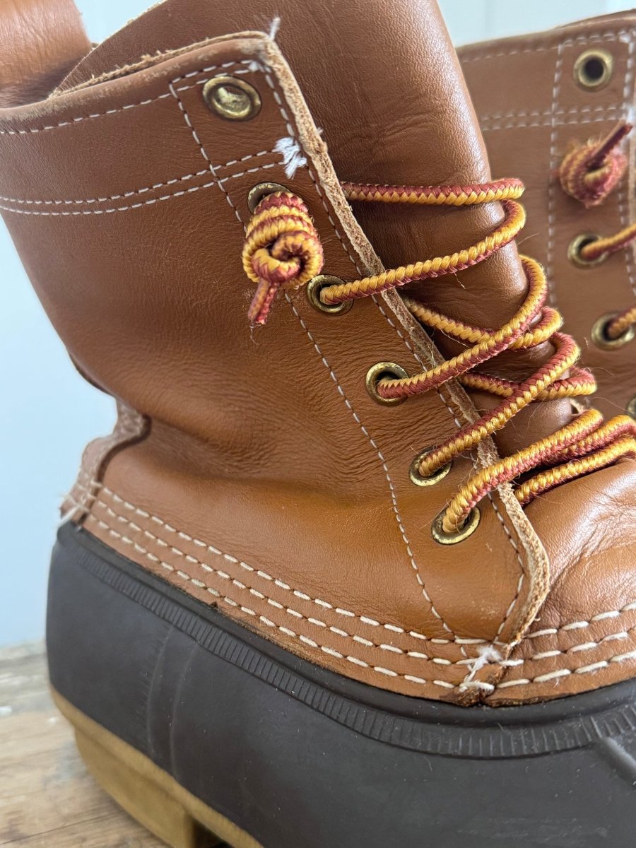 Vintage L.L. Bean Bean Boots - Diamonds & Rust