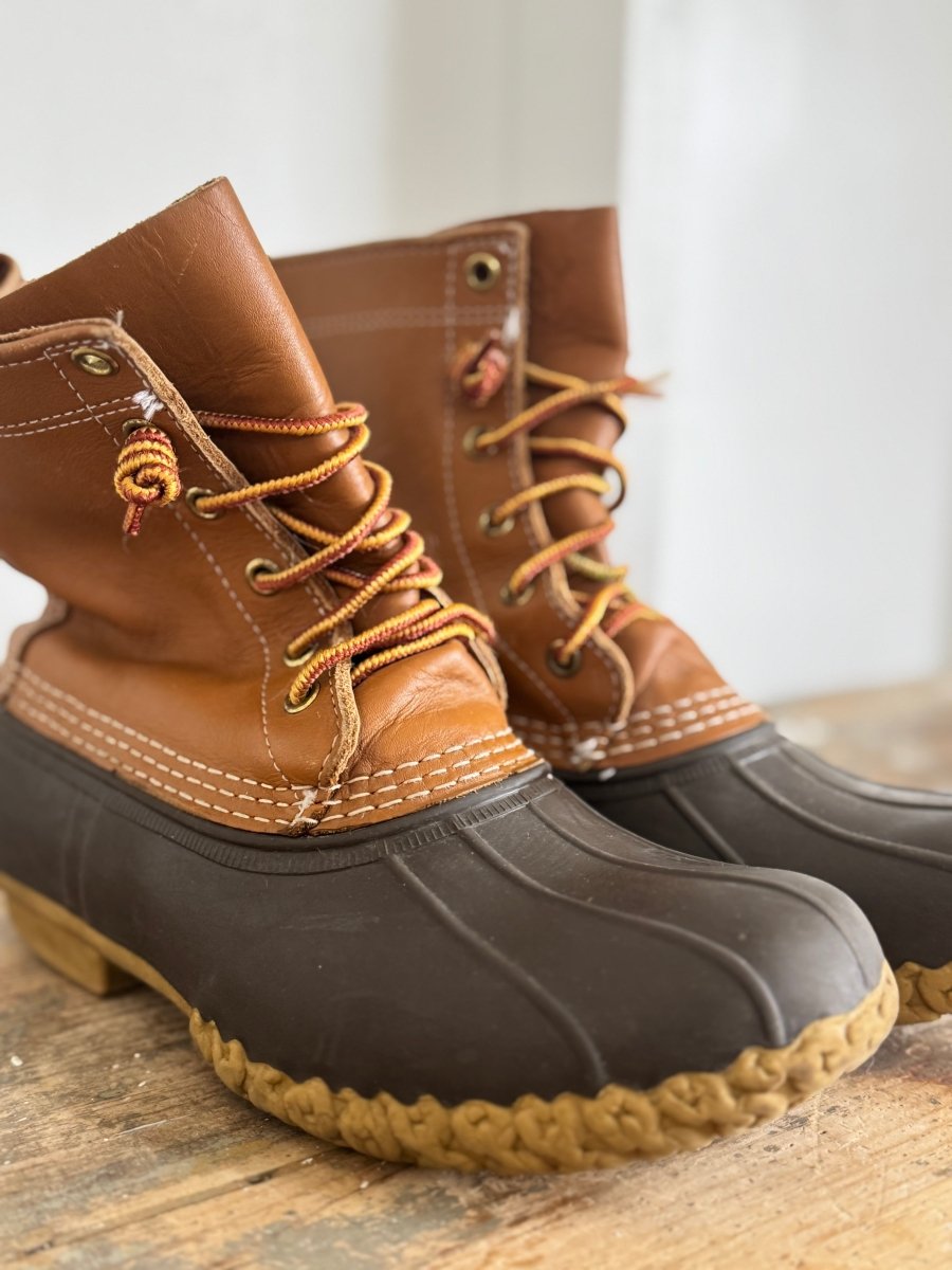 Vintage L.L. Bean Bean Boots - Diamonds & Rust