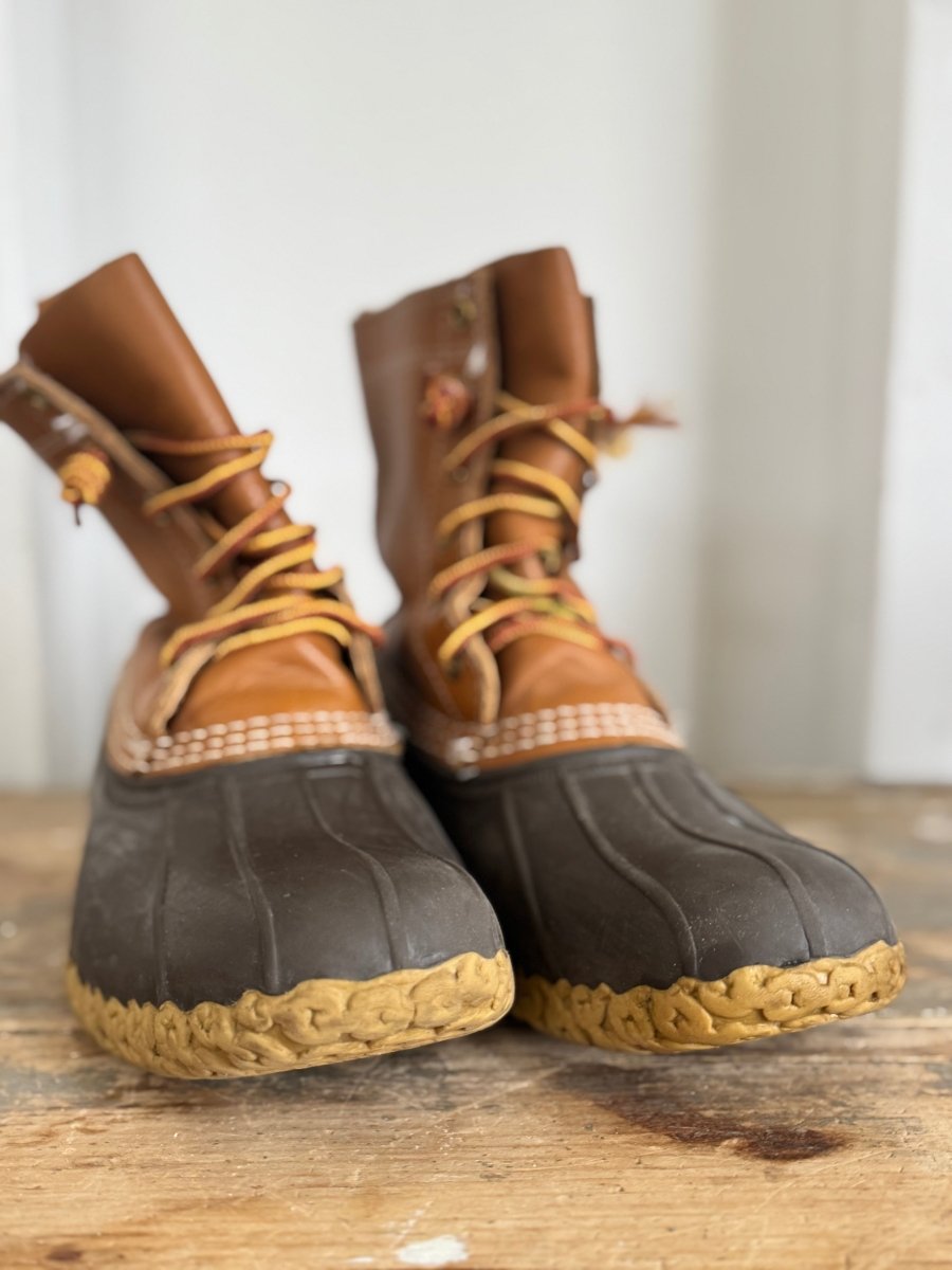 Vintage L.L. Bean Bean Boots - Diamonds & Rust