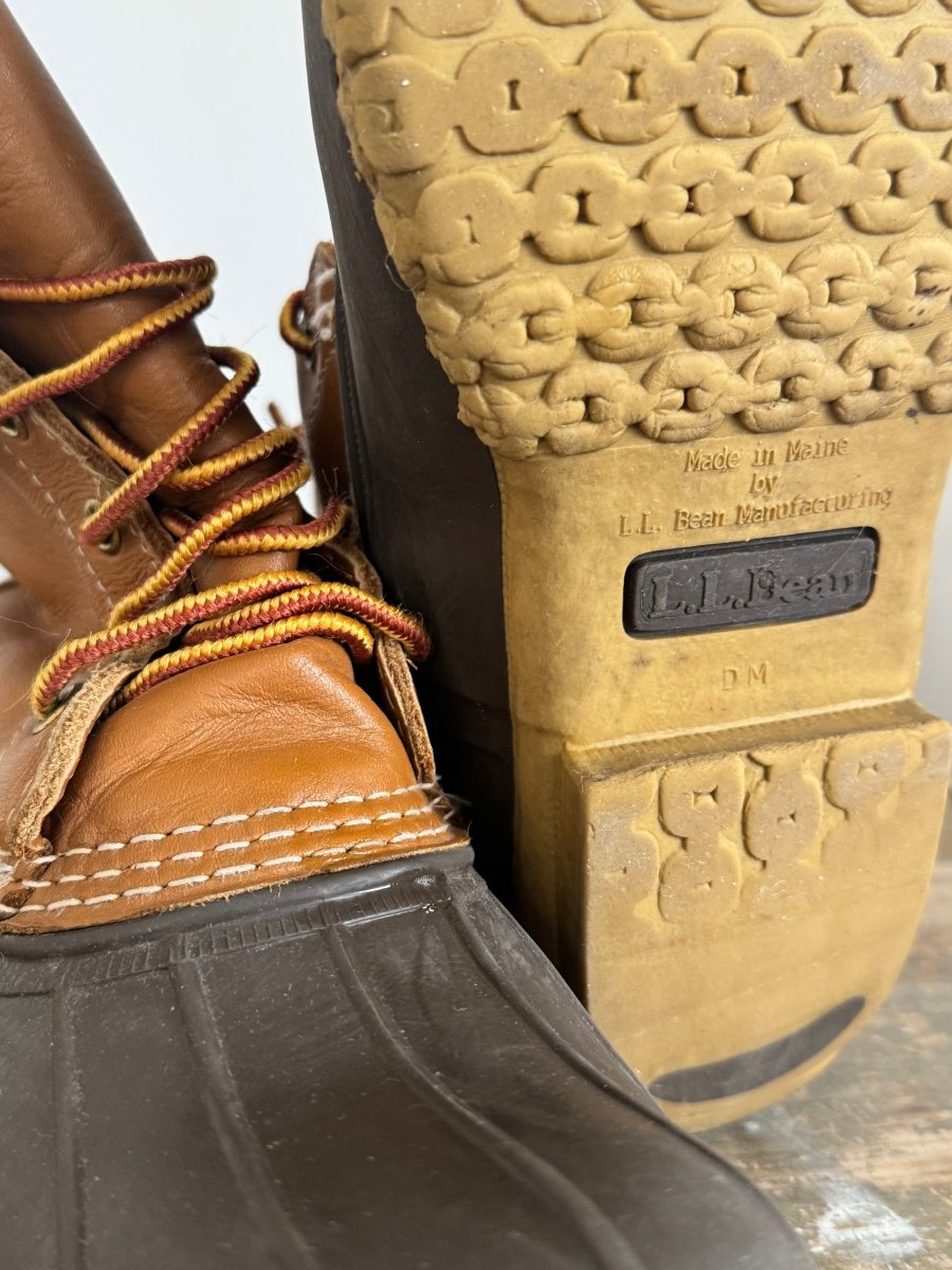 Vintage L.L. Bean Bean Boots - Diamonds & Rust