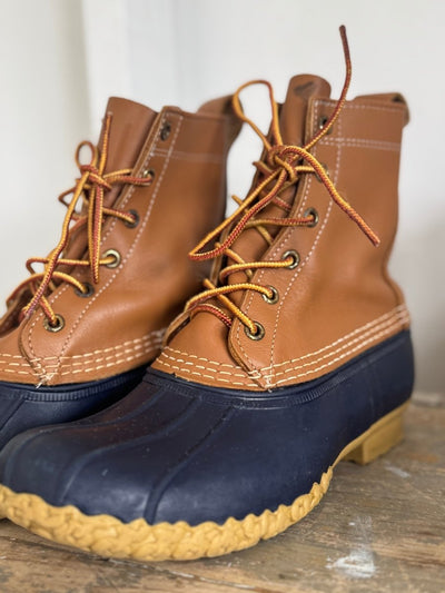Vintage L.L. Bean Bean Boots - Blue - Diamonds & Rust