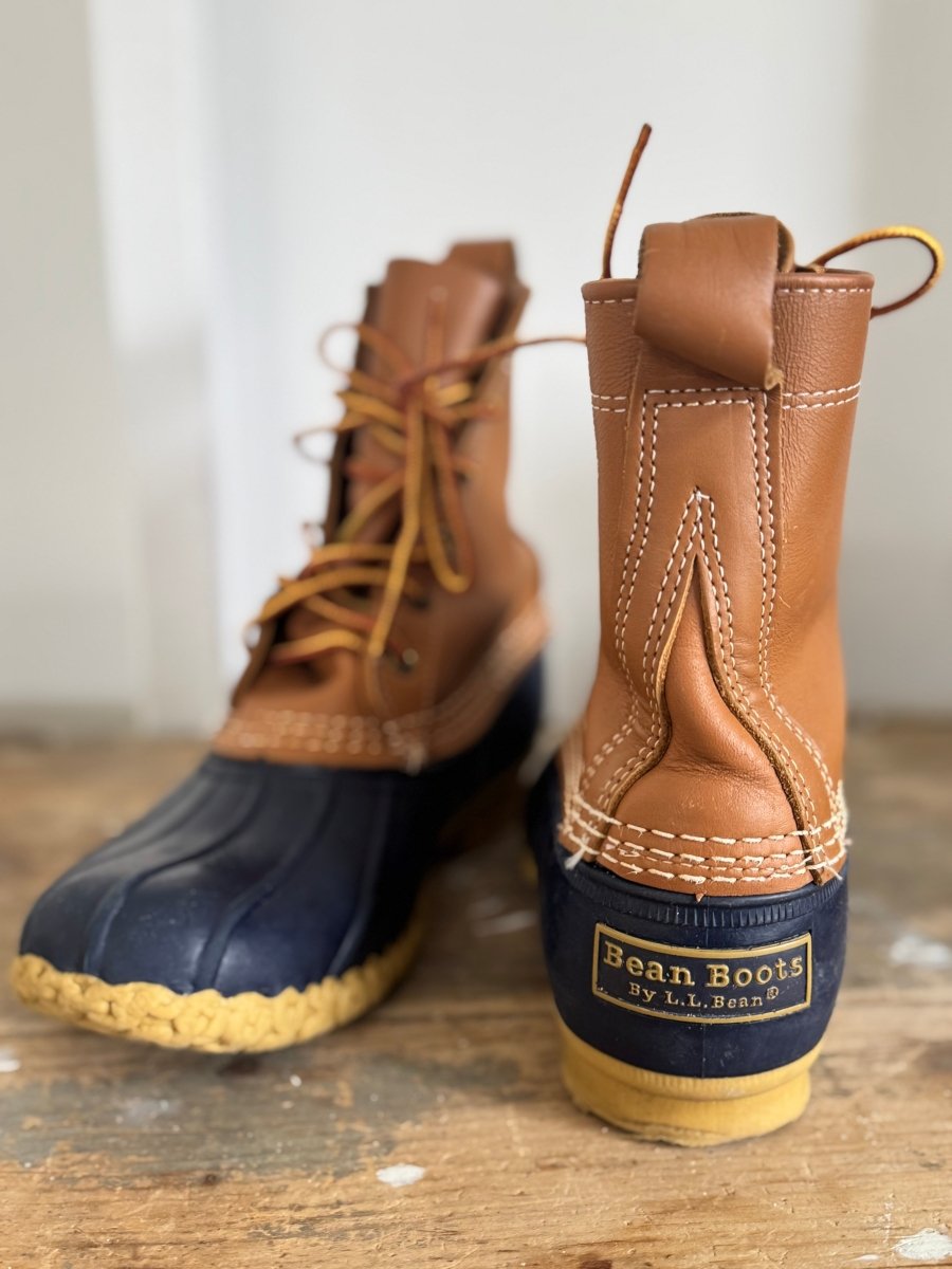 Vintage L.L. Bean Bean Boots - Blue - Diamonds & Rust