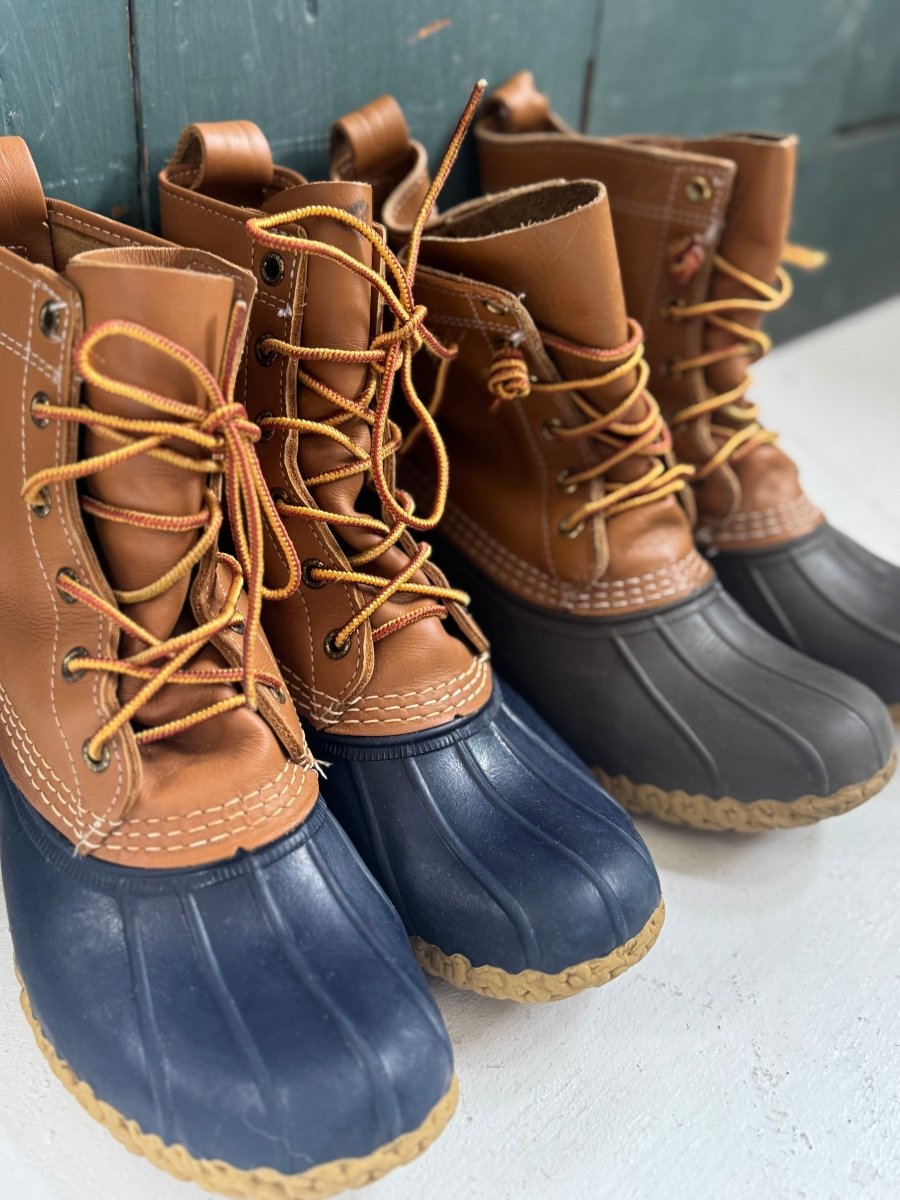 Vintage L.L. Bean Bean Boots - Blue - Diamonds & Rust