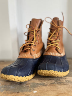 Vintage L.L. Bean Bean Boots - Blue - Diamonds & Rust