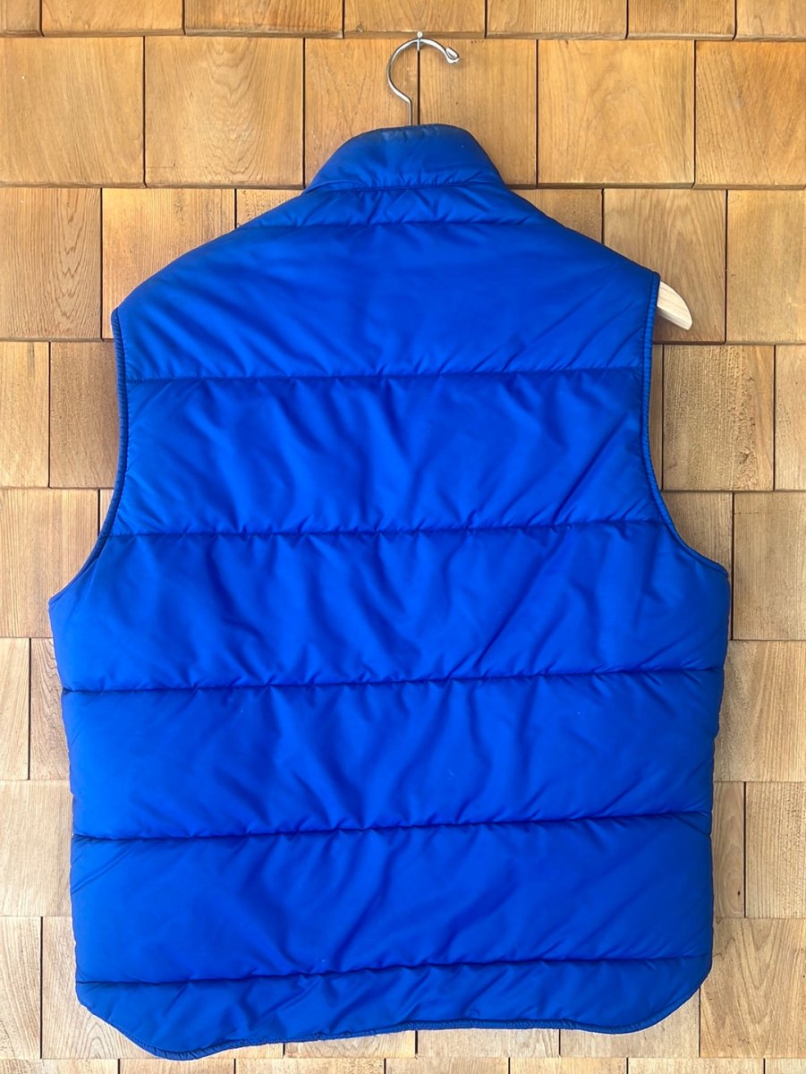 Vintage LL Bean Down Vest - Navy - Diamonds & Rust