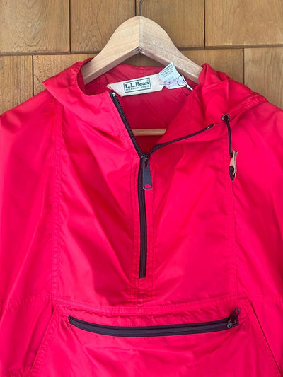 Vintage LL BEAN Windbreaker - Red - Diamonds & Rust