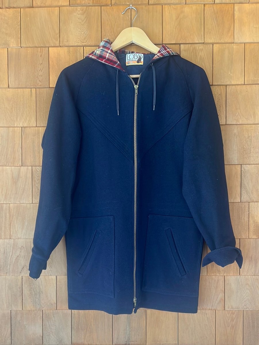Vintage LOBO by Pendleton Wool Coat - Diamonds & Rust