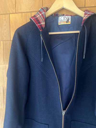 Vintage LOBO by Pendleton Wool Coat - Diamonds & Rust