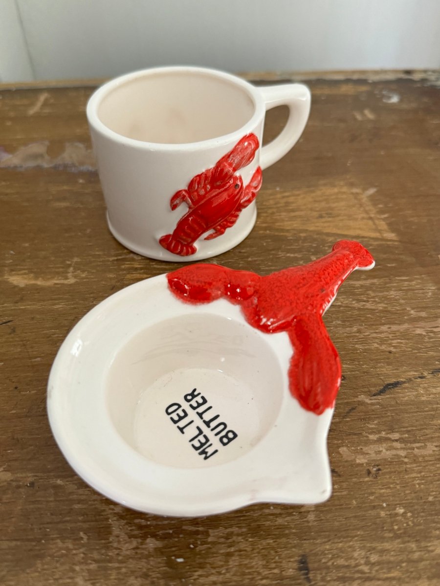 Vintage Lobster Melted Butter Dish - Diamonds & Rust