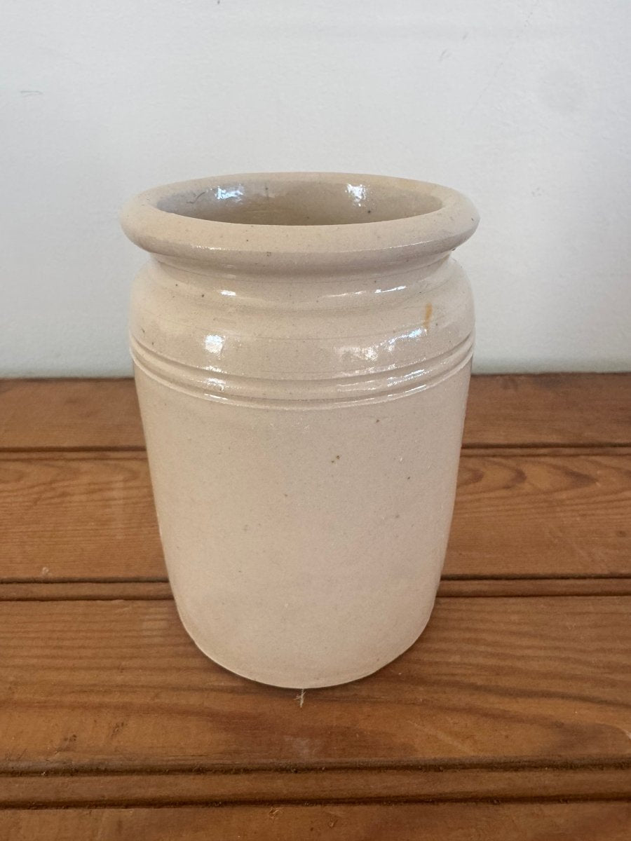 Vintage Mini Crock - Diamonds & Rust