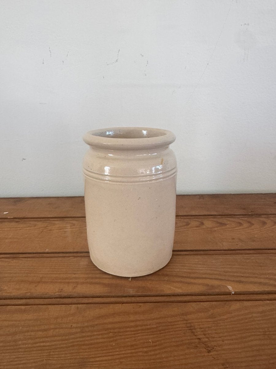 Vintage Mini Crock - Diamonds & Rust