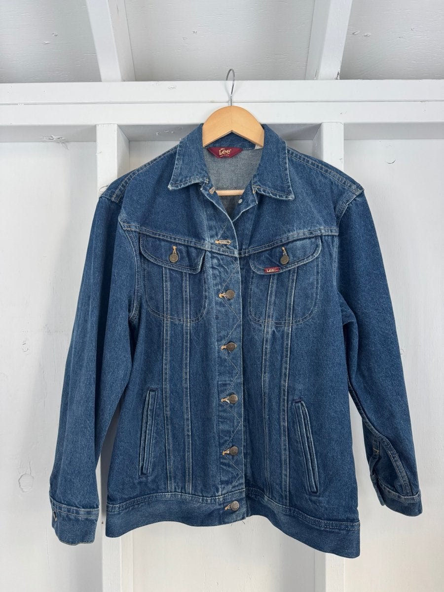 MS Lee 花柄デニムジャケット made in USA ビンテージ 70s Leeリー 花柄 刺繍 デニムジャケット S - Sixpacjoe Web Shop