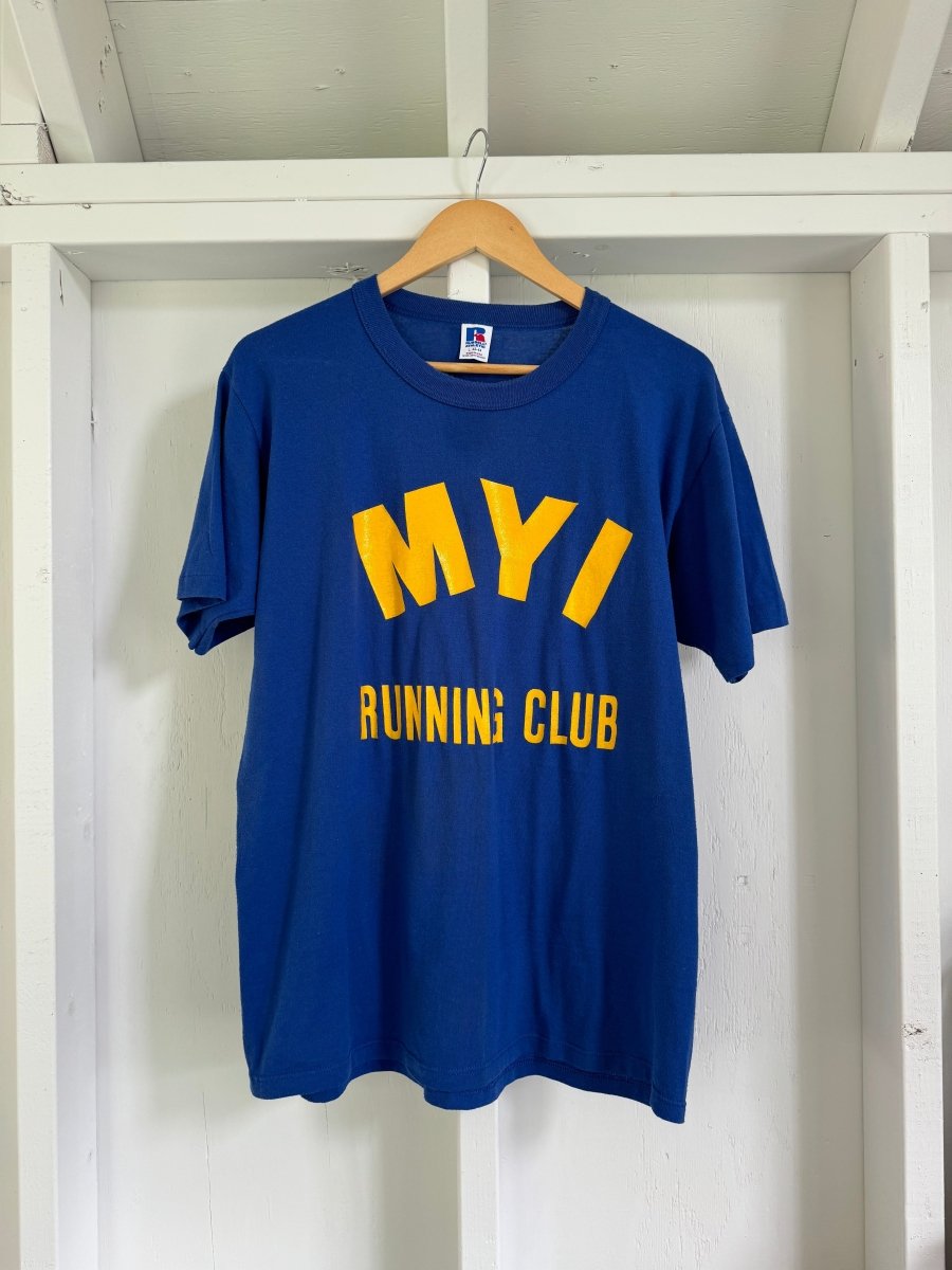 Vintage MYI Running Club Tee Shirt - Diamonds & Rust