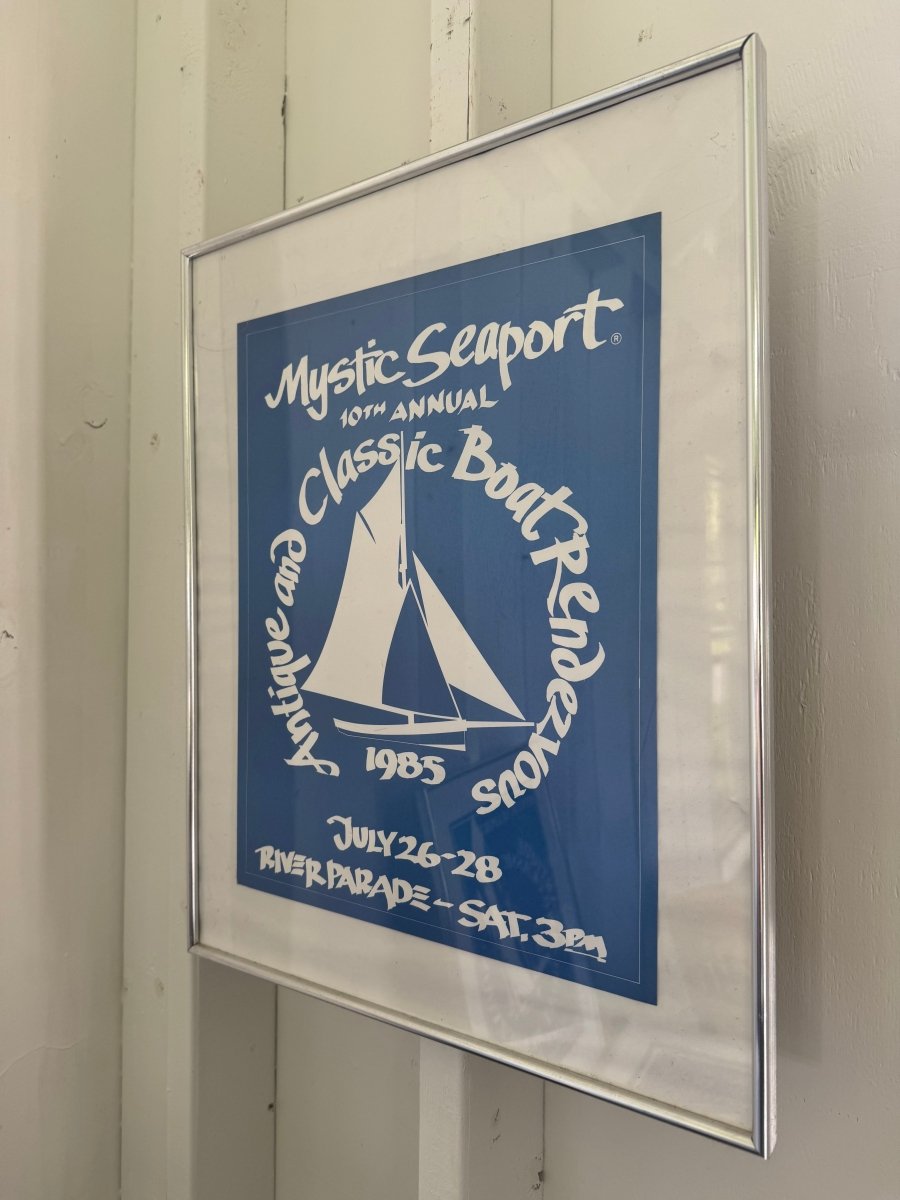 Vintage Mystic Seaport Boat Rendezvous Print - 1985 - Diamonds & Rust
