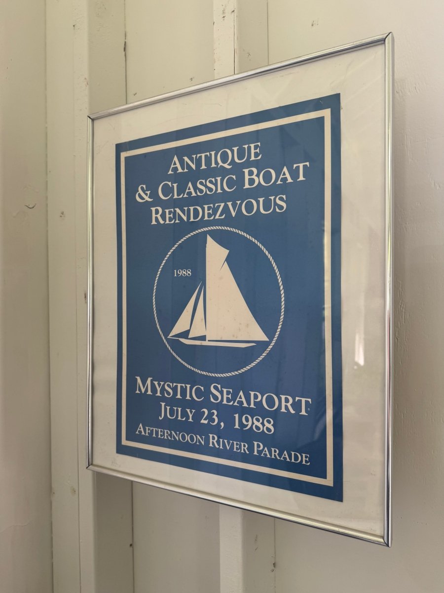 Vintage Mystic Seaport Boat Rendezvous Print - 1988 - Diamonds & Rust