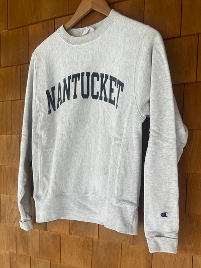 Vintage NANTUCKET Reverse Weave Champion Sweatshirt - Diamonds & Rust