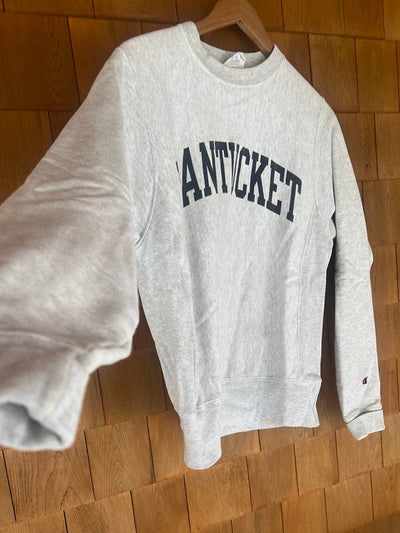 Vintage NANTUCKET Reverse Weave Champion Sweatshirt - Diamonds & Rust