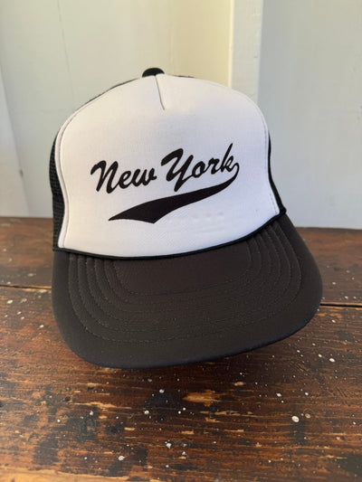 Vintage New York Mesh Hat - Diamonds & Rust