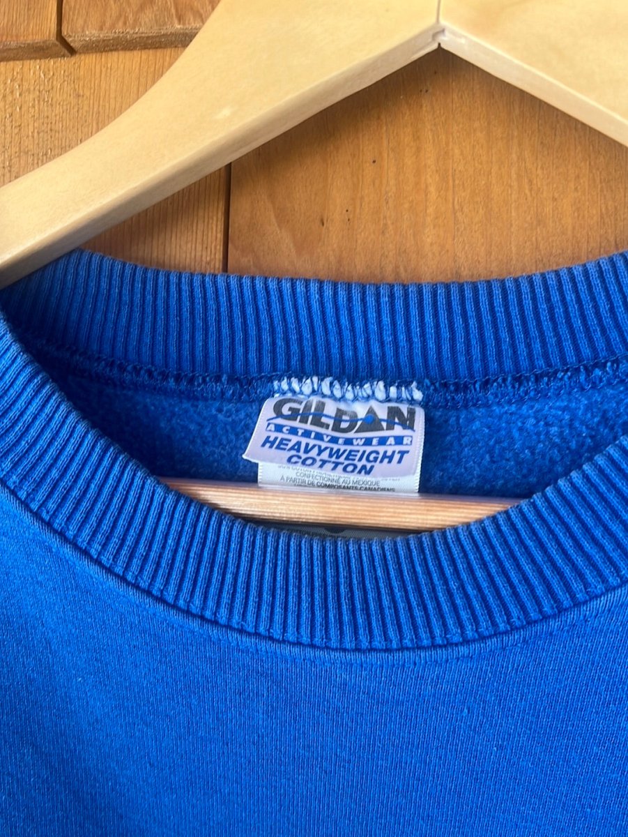 Vintage Ogunquit Crew Neck Sweatshirt - Blue - Diamonds & Rust