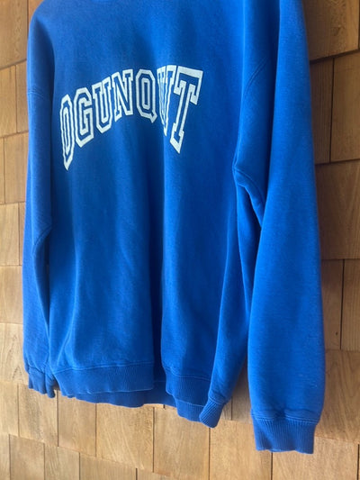 Vintage Ogunquit Crew Neck Sweatshirt - Blue - Diamonds & Rust