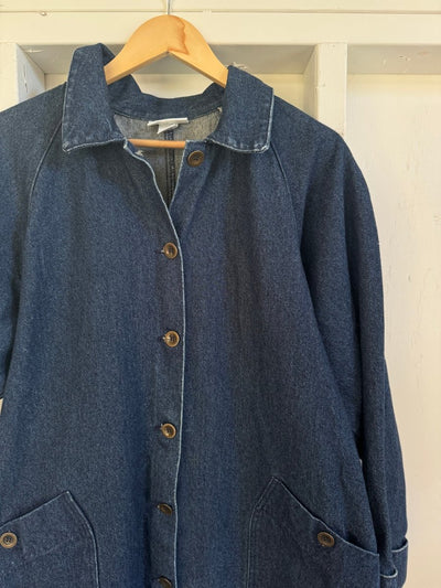 Vintage Osh Kosh Denim Duster - Diamonds & Rust