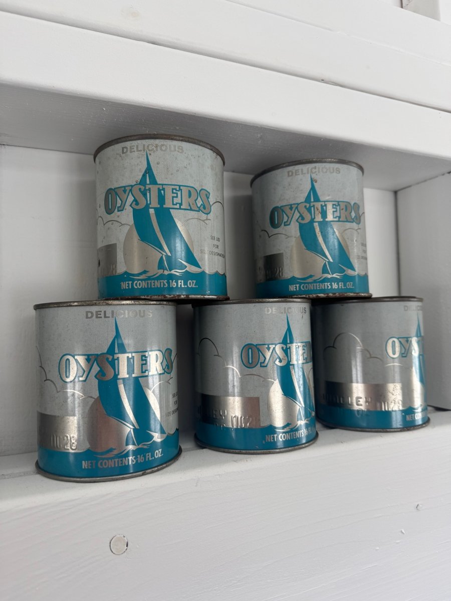 Vintage Oyster Tin 16oz - Diamonds & Rust