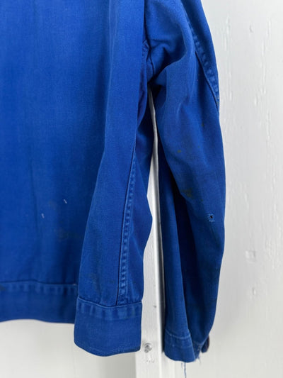 Vintage Painters Chore Coat - Bright Blue - Diamonds & Rust