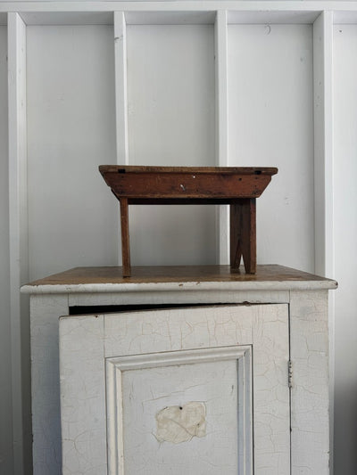 Vintage Painters Step Stool - Diamonds & Rust