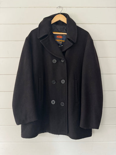 Vintage Peacoat - 46 - Diamonds & Rust