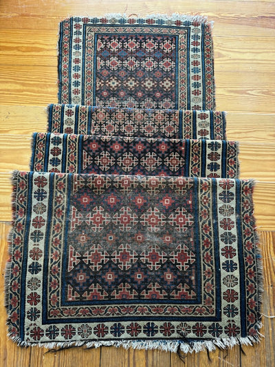 Vintage Runner 8'x 3' - Diamonds & Rust