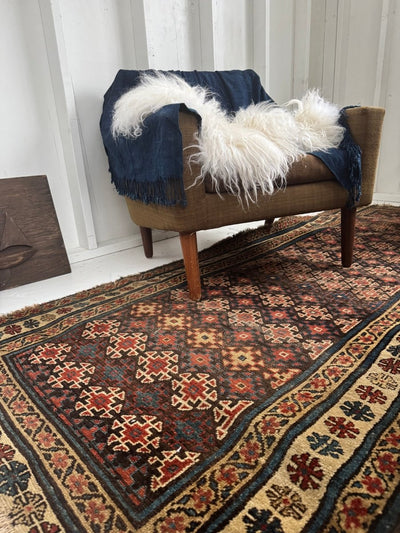 Vintage Runner 8'x 3' - Diamonds & Rust