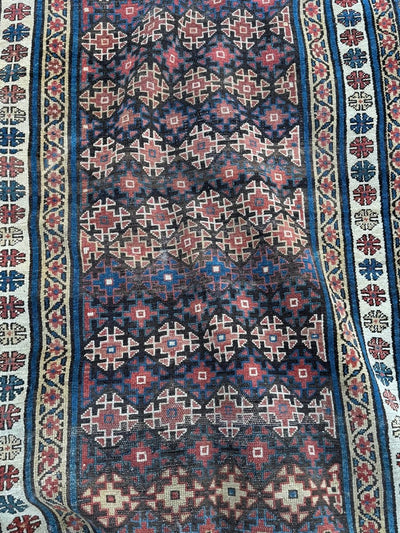 Vintage Runner 8'x 3' - Diamonds & Rust