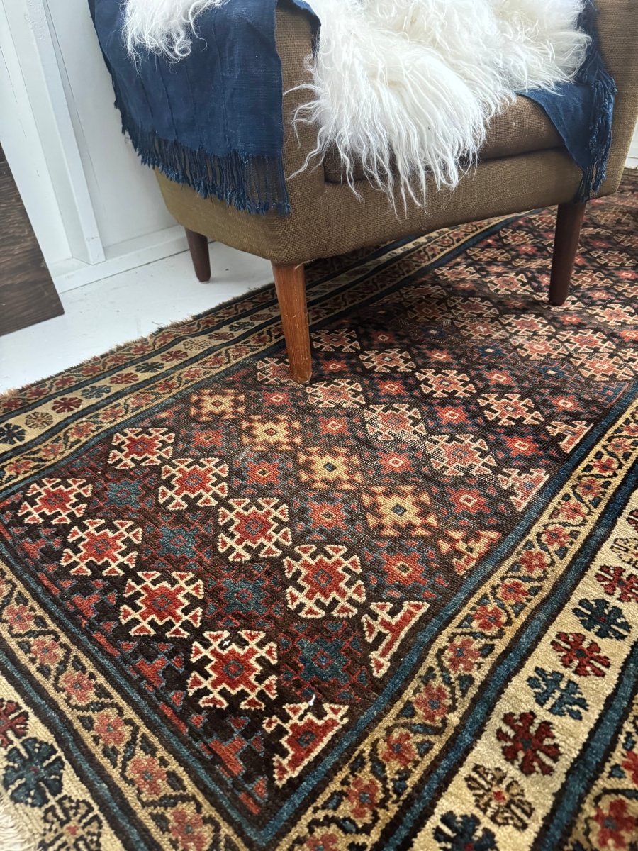 Vintage Runner 8'x 3' - Diamonds & Rust