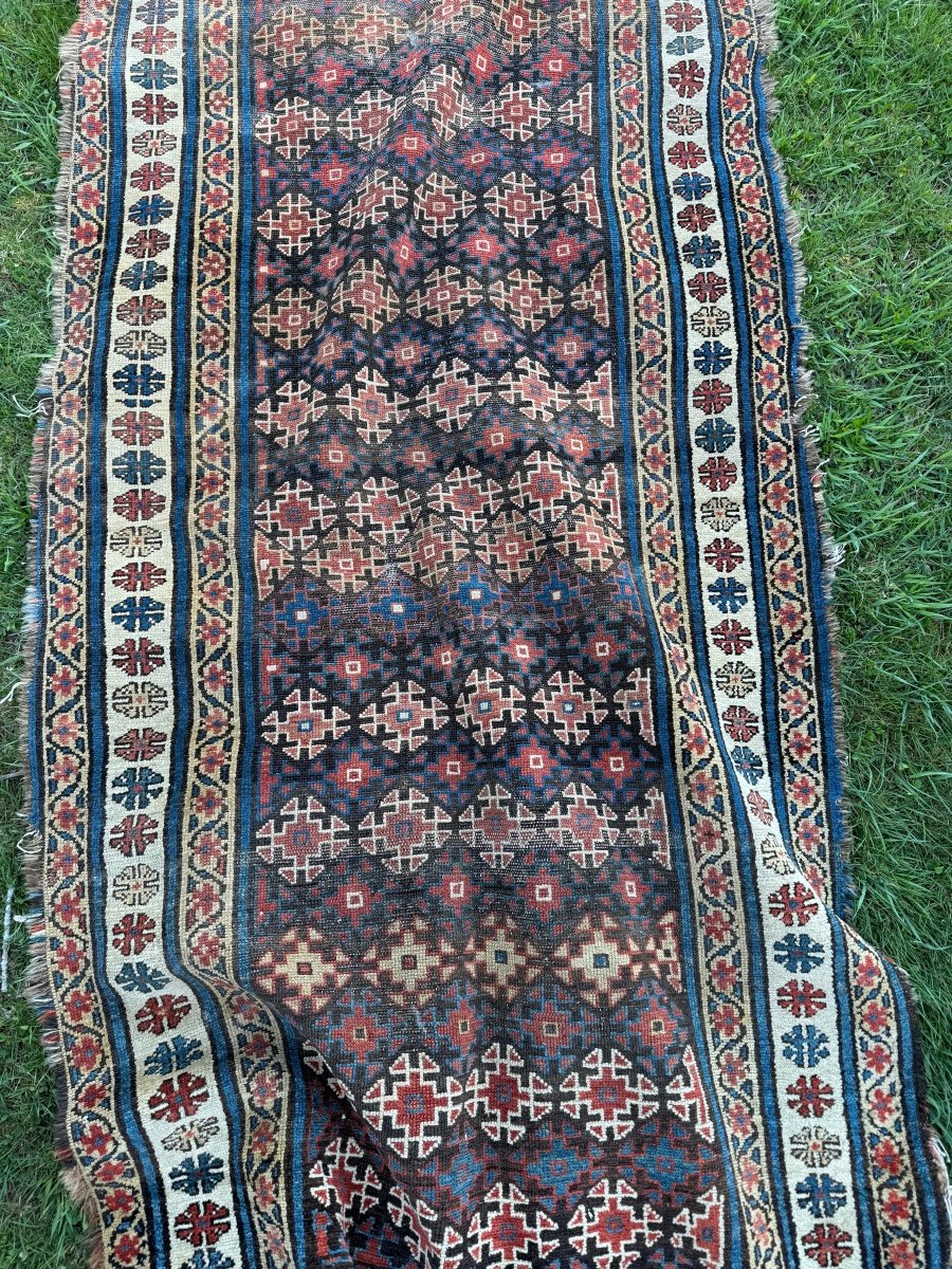 Vintage Runner 8'x 3' - Diamonds & Rust