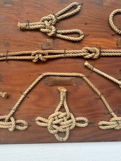 Vintage Sailor's Knot Board - Diamonds & Rust