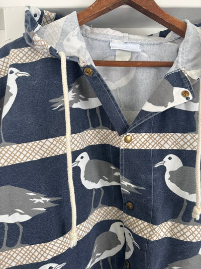 Vintage Seagull Hooded Jacket - Diamonds & Rust