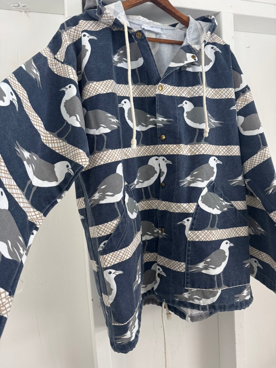 Vintage Seagull Hooded Jacket - Diamonds & Rust
