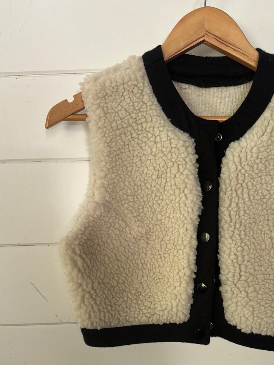 Vintage Sherpa Vest - Kids - Diamonds & Rust