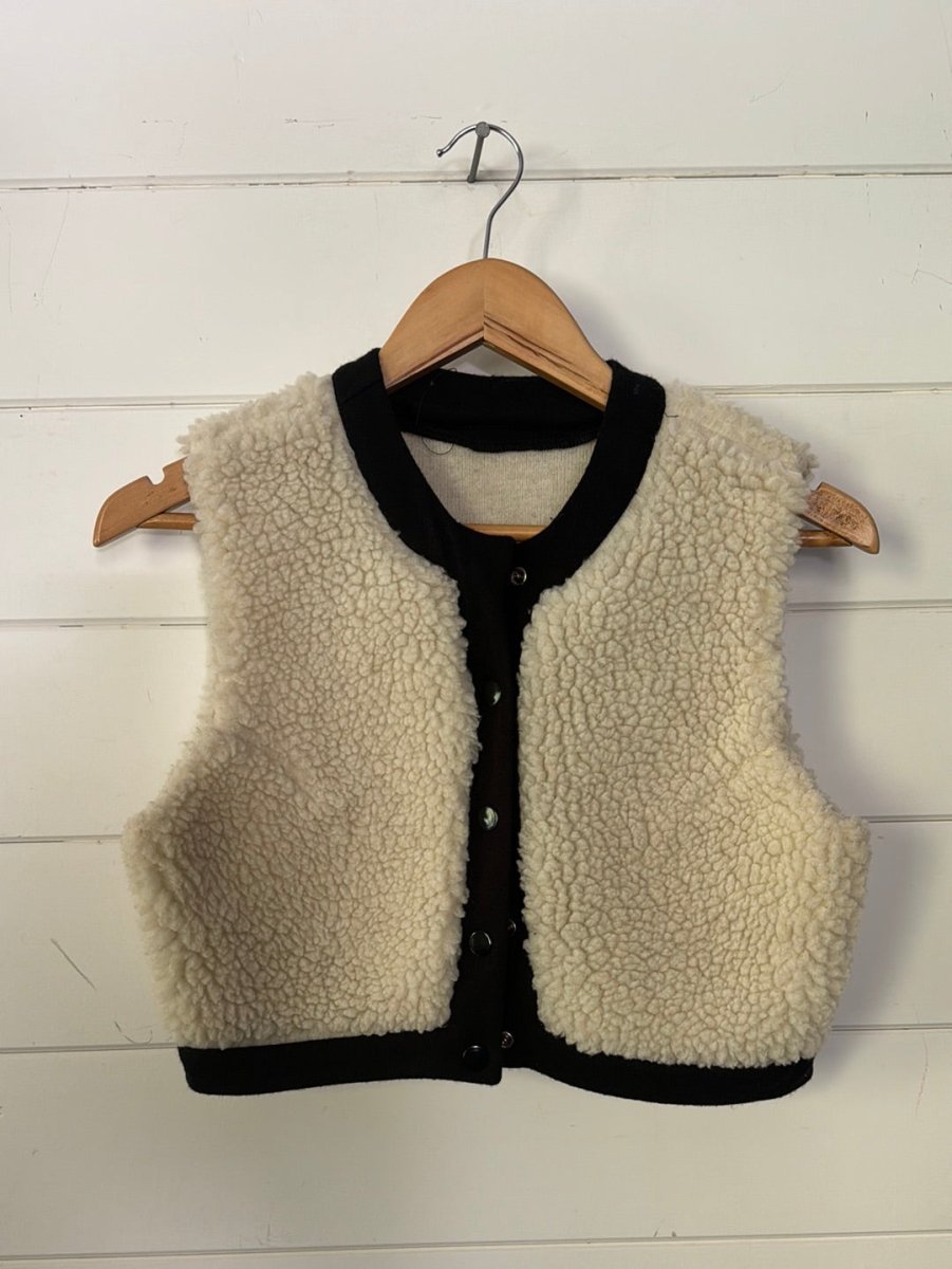 Vintage Sherpa Vest - Kids - Diamonds & Rust