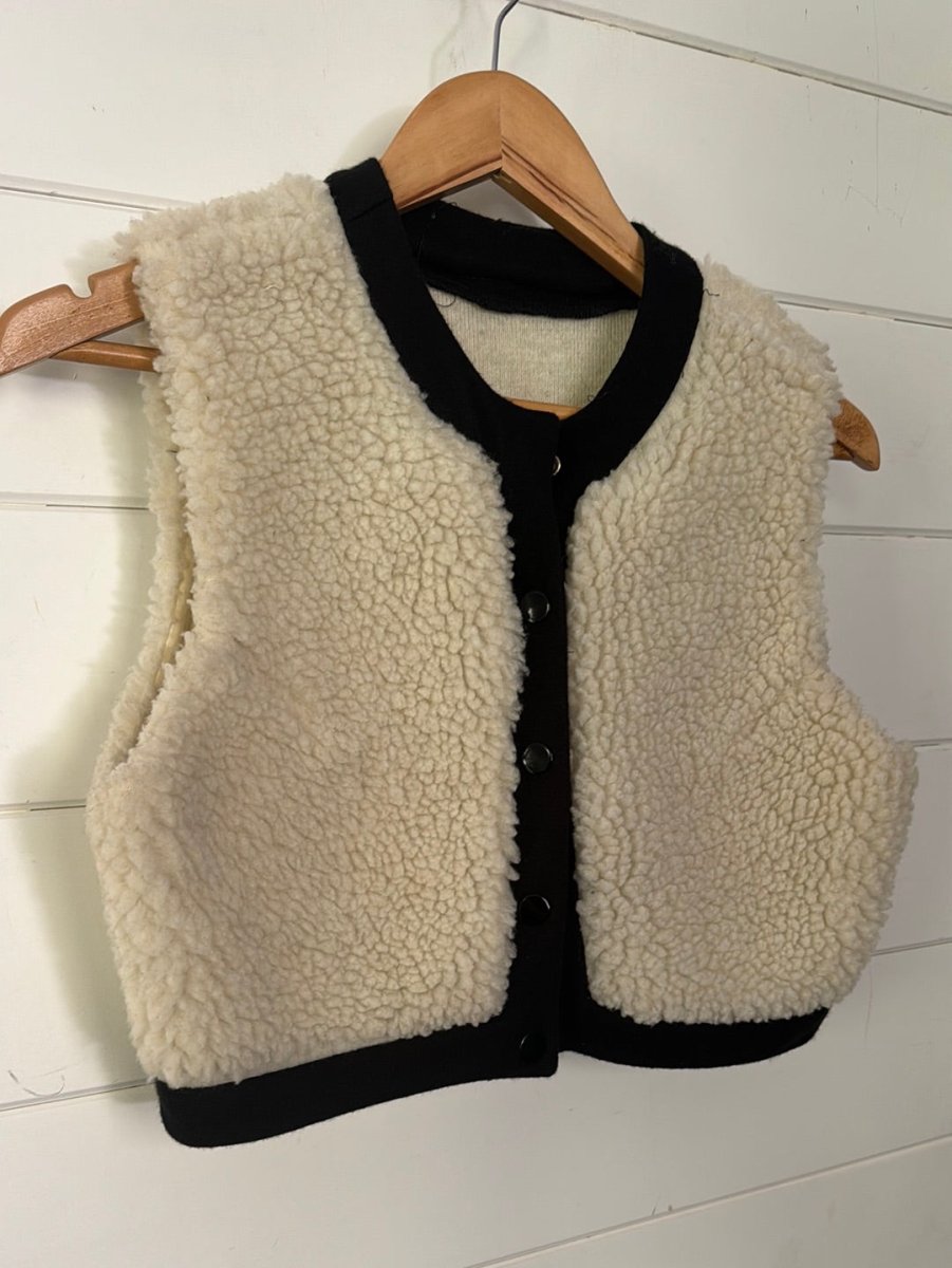 Vintage Sherpa Vest - Kids - Diamonds & Rust