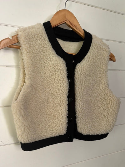 Vintage Sherpa Vest - Kids - Diamonds & Rust