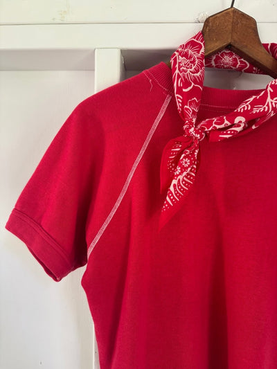 Vintage Short Sleeve Raglan - Red - Diamonds & Rust