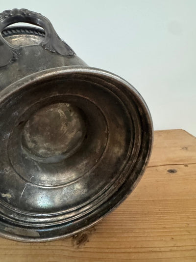 Vintage Silver Plated Wine Holder - Diamonds & Rust