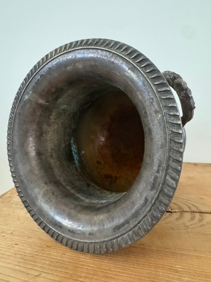 Vintage Silver Plated Wine Holder - Diamonds & Rust