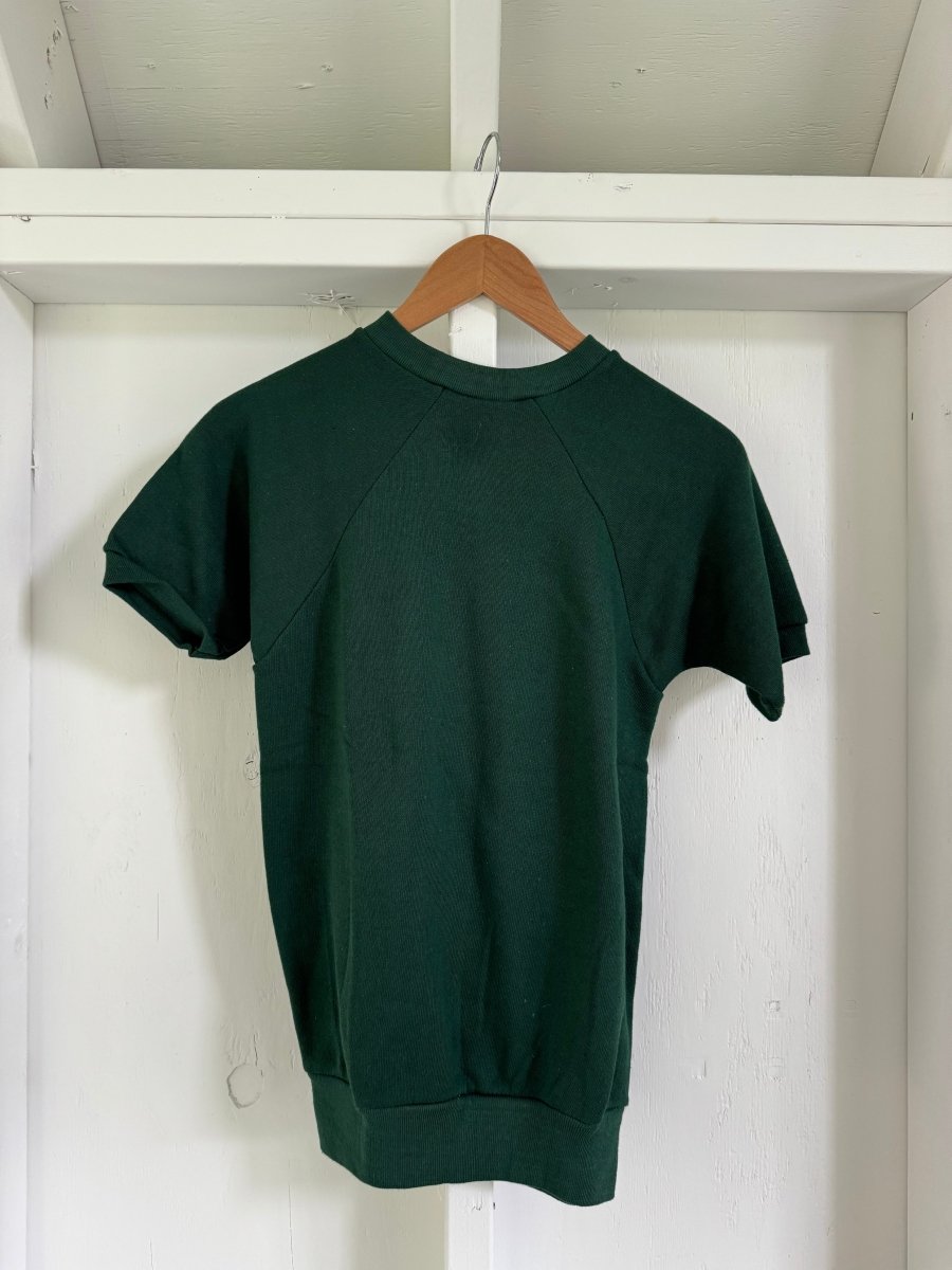 Vintage SS Raglan Sweatshirt - Hunter Green - Diamonds & Rust