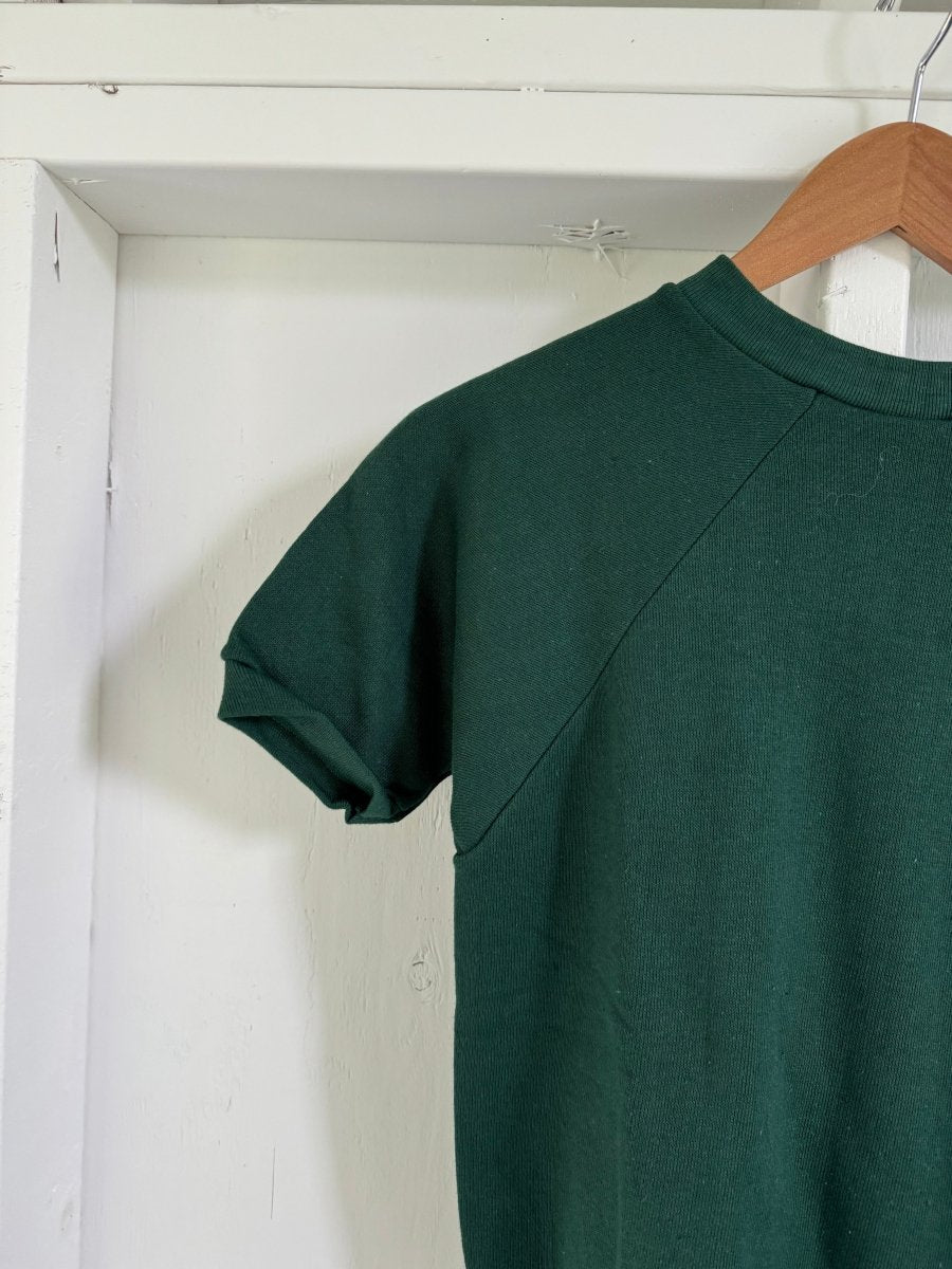 Vintage SS Raglan Sweatshirt - Hunter Green - Diamonds & Rust