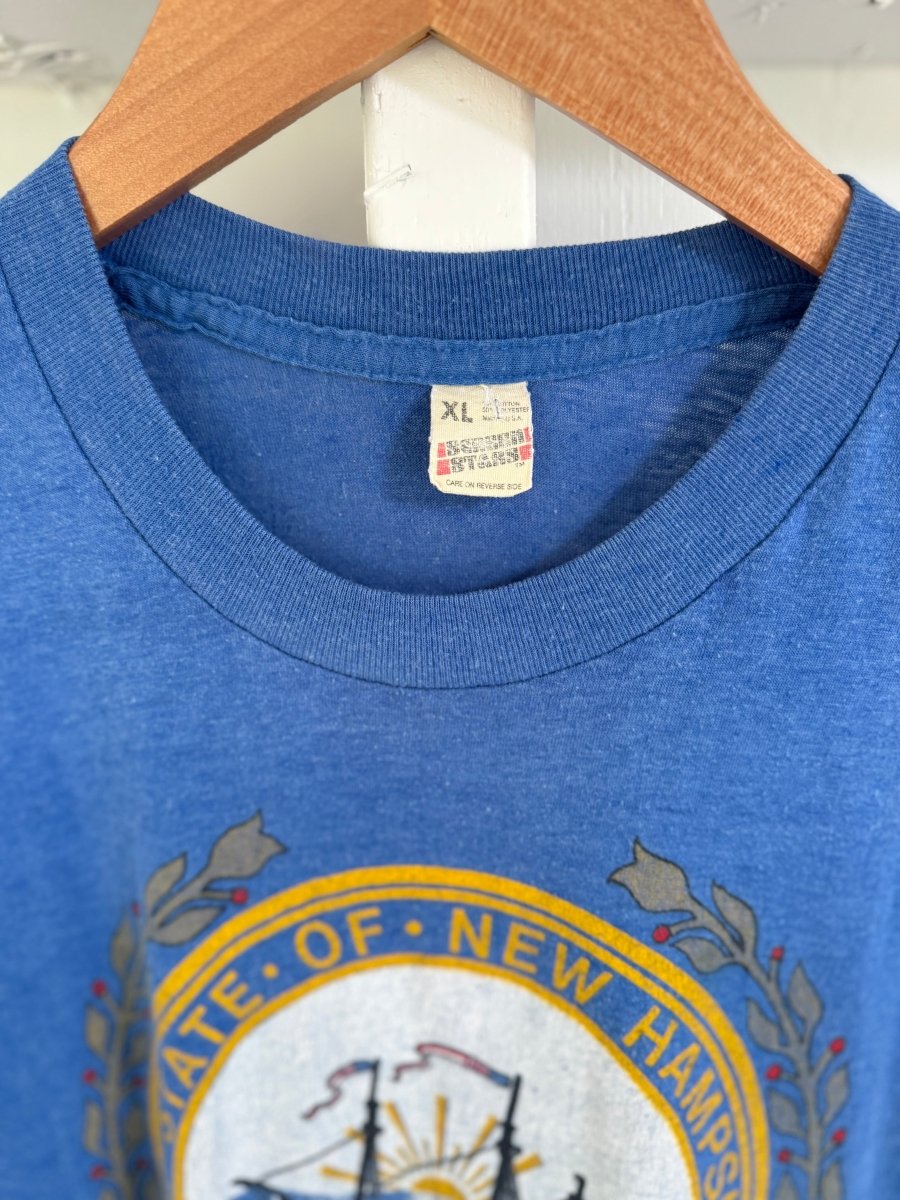 Vintage State of New Hampshire Tee Shirt - Diamonds & Rust