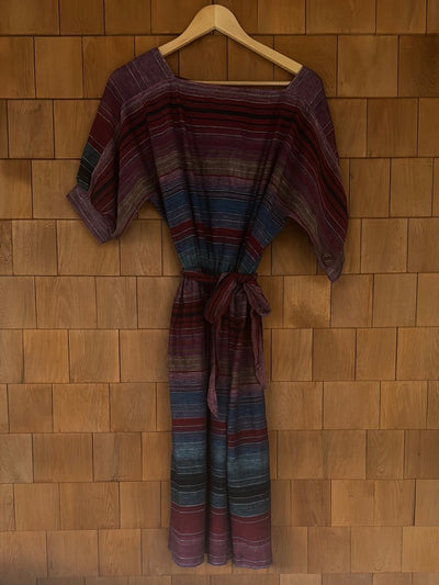 Vintage Striped Dress - Diamonds & Rust