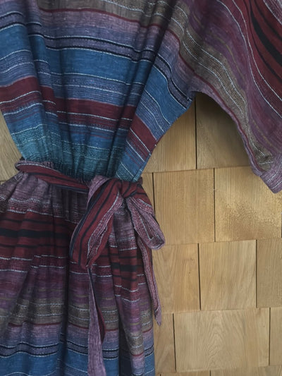 Vintage Striped Dress - Diamonds & Rust