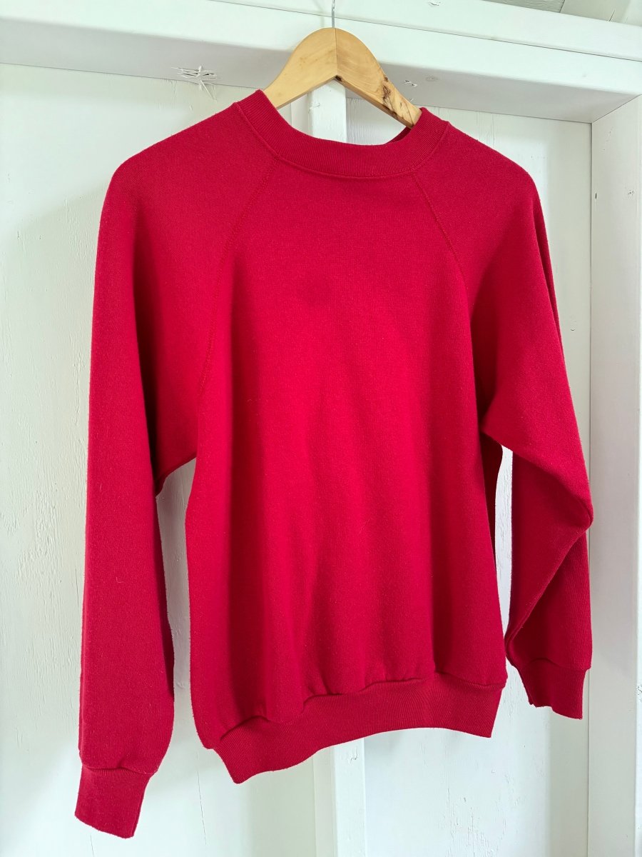 Vintage Super Soft Sweatshirt - Red - Diamonds & Rust